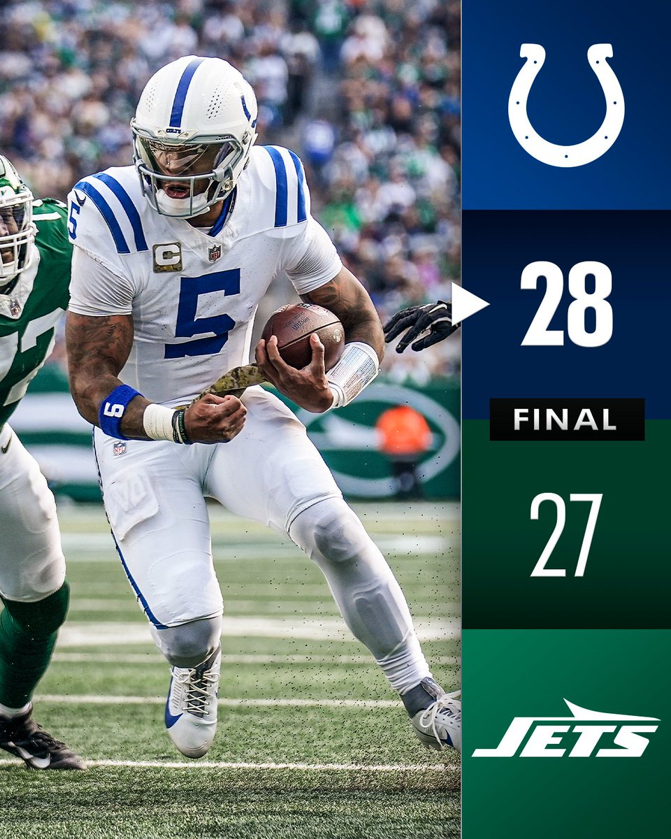 NFL (@nfl) on Twitter photo FINAL: Richardson and the <a href="/Colts/">Indianapolis Colts</a> win a nail-biter in the last minute! #INDvsNYJ FINAL: Richardson and the <a href="/Colts/">Indianapolis Colts</a> win a nail-biter in the last minute! #INDvsNYJ