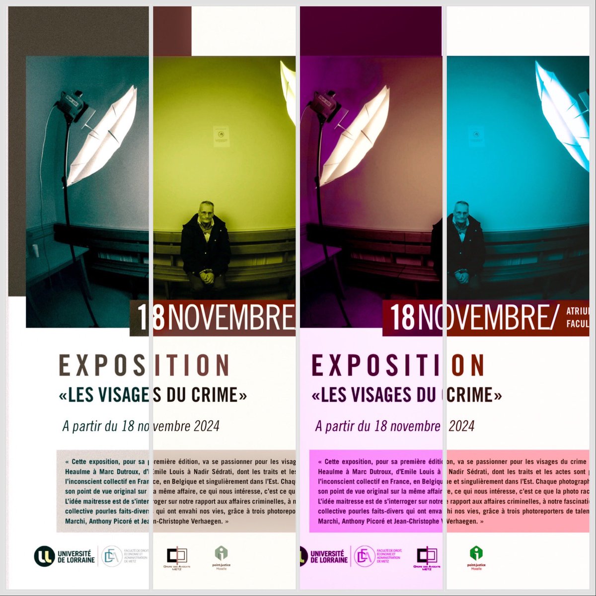 alain morvan (@almorva) on Twitter photo Ça commence demain à la fac de #droit de #Metz. Une réflexion sur notre obsession des faits-divers grâce aux #portraits de trois grands #photographes de #presse lorrains. <a href="/a_picore/">Anthony Picoré</a> <a href="/JCVerhaegen/">Jean-Christophe</a> et alexandre marchi! Merci à Arts et justice pour son soutien et à Marc Charret. Ça commence demain à la fac de #droit de #Metz. Une réflexion sur notre obsession des faits-divers grâce aux #portraits de trois grands #photographes de #presse lorrains. <a href="/a_picore/">Anthony Picoré</a> <a href="/JCVerhaegen/">Jean-Christophe</a> et alexandre marchi! Merci à Arts et justice pour son soutien et à Marc Charret.