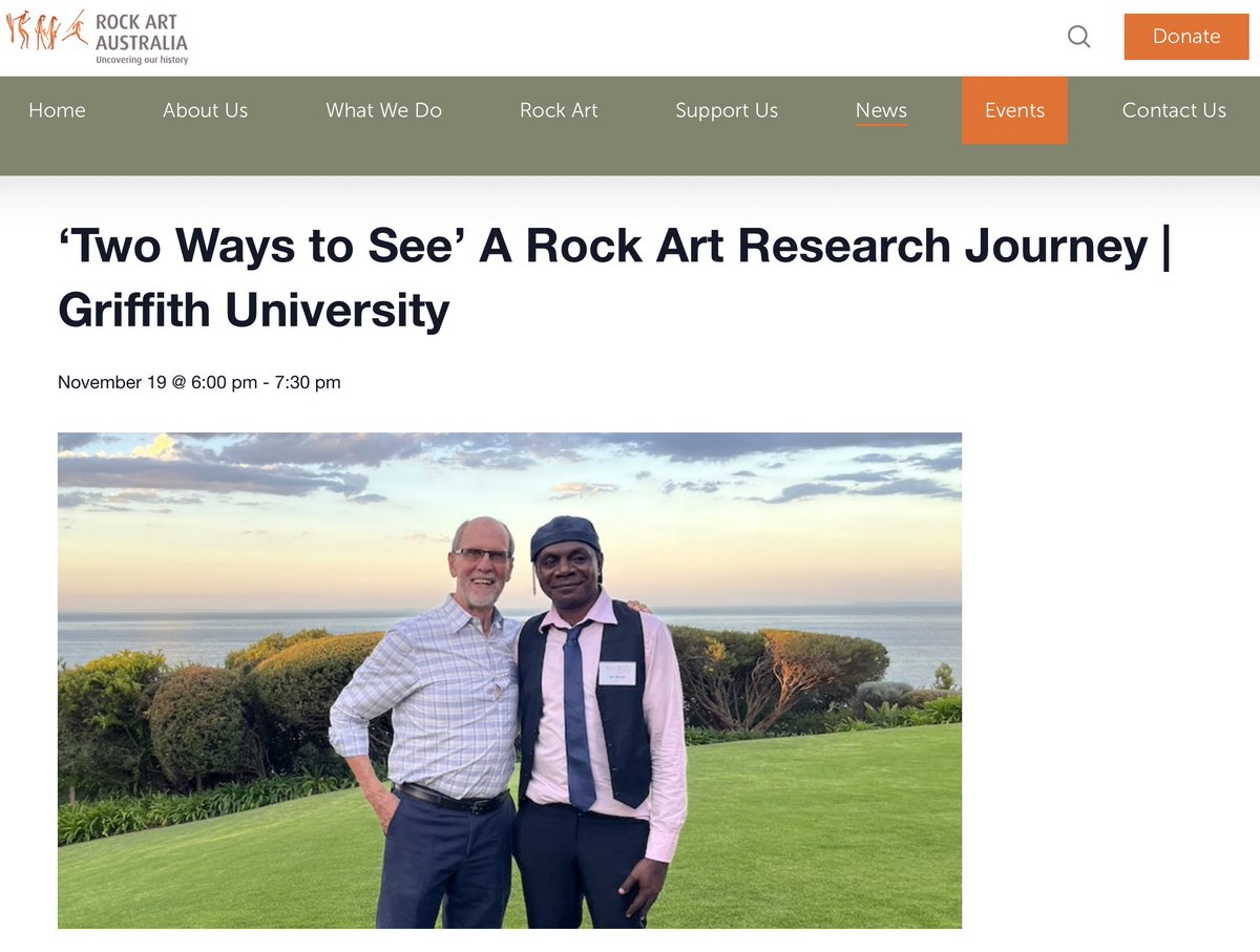 Michael Petraglia (@mdpetraglia) on Twitter photo Join Ian Waina and Prof. Andy Gleadow as they share how traditional owners and scientists have worked together over the last decade to determine the age of #rockart sites on Kwini and Balanggarra Country in the East Kimberley <a href="/Rock_Art_Aus/">RockArtAustralia</a> <a href="/Griffith_Uni/">Griffith University</a> rockartaustralia.org.au/event/two-ways… Join Ian Waina and Prof. Andy Gleadow as they share how traditional owners and scientists have worked together over the last decade to determine the age of #rockart sites on Kwini and Balanggarra Country in the East Kimberley <a href="/Rock_Art_Aus/">RockArtAustralia</a> <a href="/Griffith_Uni/">Griffith University</a> rockartaustralia.org.au/event/two-ways…