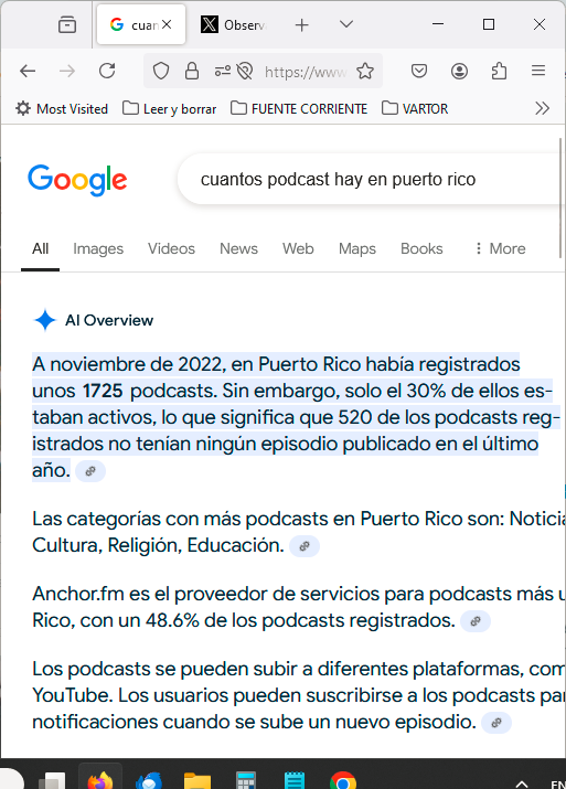 Observatorio de Podcast de Puerto Rico 🇵🇷 tweet media