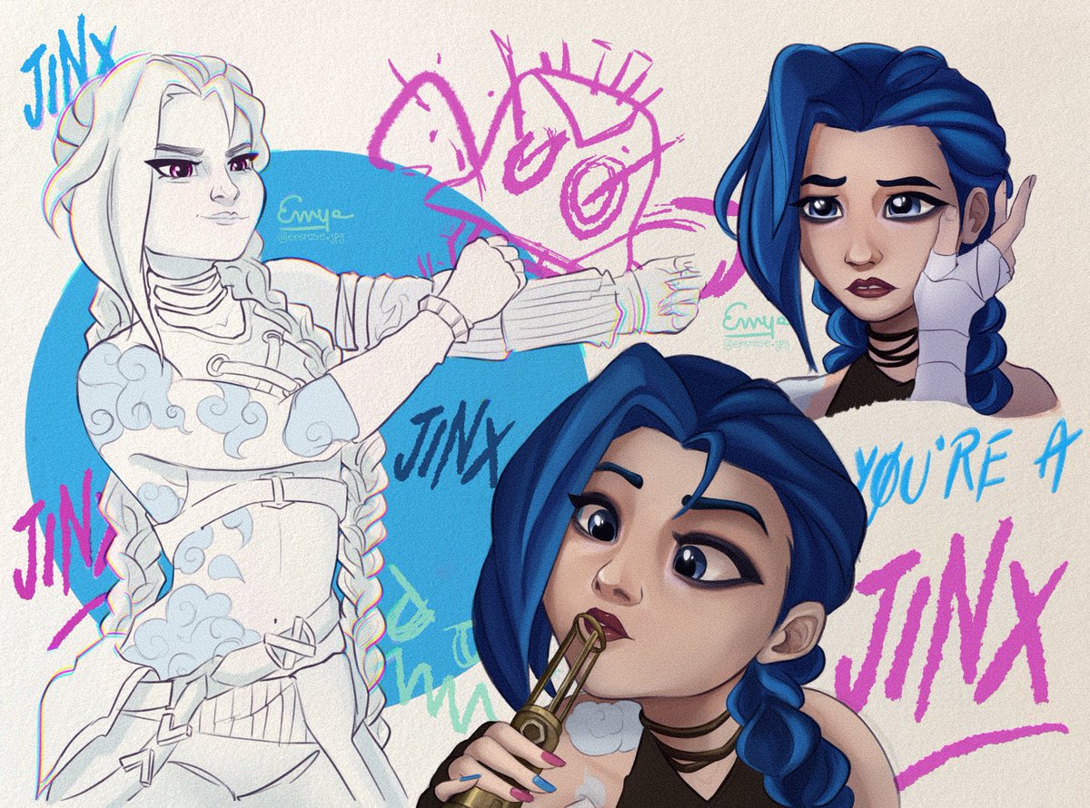 ensrose's tweet photo. After #Arcane Act II i have the urge to draw this baby. Have to wait a whole week for Act III is truly traumatic. I NEED ANSWER! https://t.co/0YXYsCGkEv