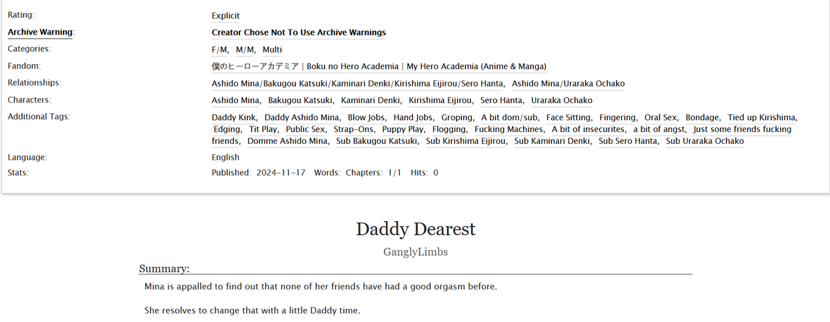 acewhowriteporn's tweet photo. It's posting time for @Labrys_Bang! Here is one fic, featuring my favorite girl Ashido showing her friends a good time!

I was paired with @Olives781, who did amazing and fantastic work!! Please check their artwork. 

Link in reply https://t.co/IfTnG2voSl