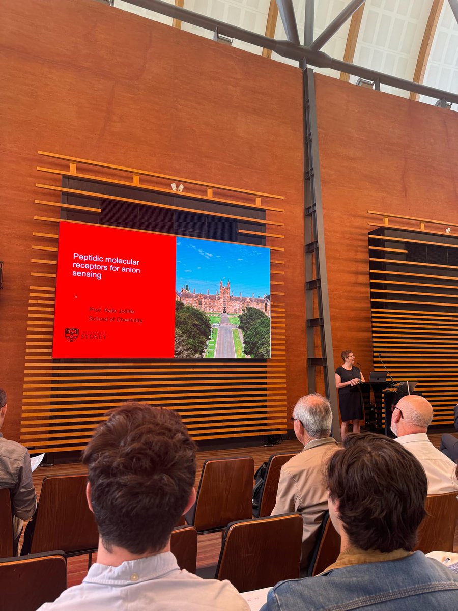 RACI Organic Chemistry Division (@raciorgchem) on Twitter photo Next up at <a href="/RACInational/">Royal Australian Chemical Institute</a> #Organic24 is our first keynote speaker <a href="/kate_jolliffe/">Kate Jolliffe</a> sharing her exciting work on anion receptors Next up at <a href="/RACInational/">Royal Australian Chemical Institute</a> #Organic24 is our first keynote speaker <a href="/kate_jolliffe/">Kate Jolliffe</a> sharing her exciting work on anion receptors