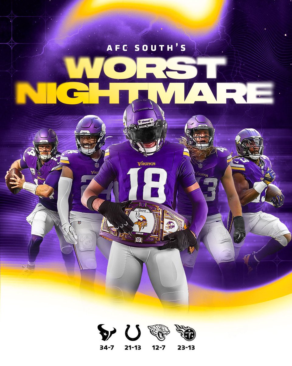 Swept the AFC South 🧹