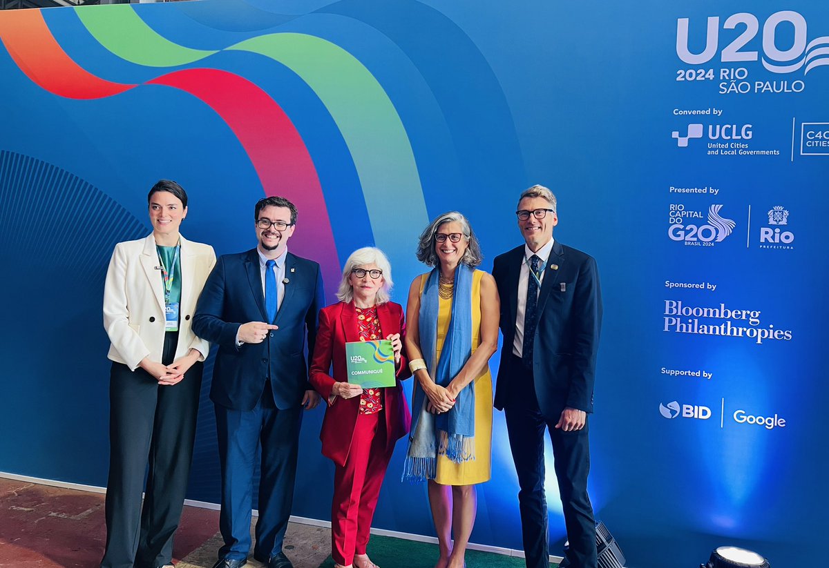 Great discussion at #U20 on the role of sub-national actors in tackling the climate crisis. 
I see a growing network of ambitious sub-national actors around the world as an essential safety net. 1/2