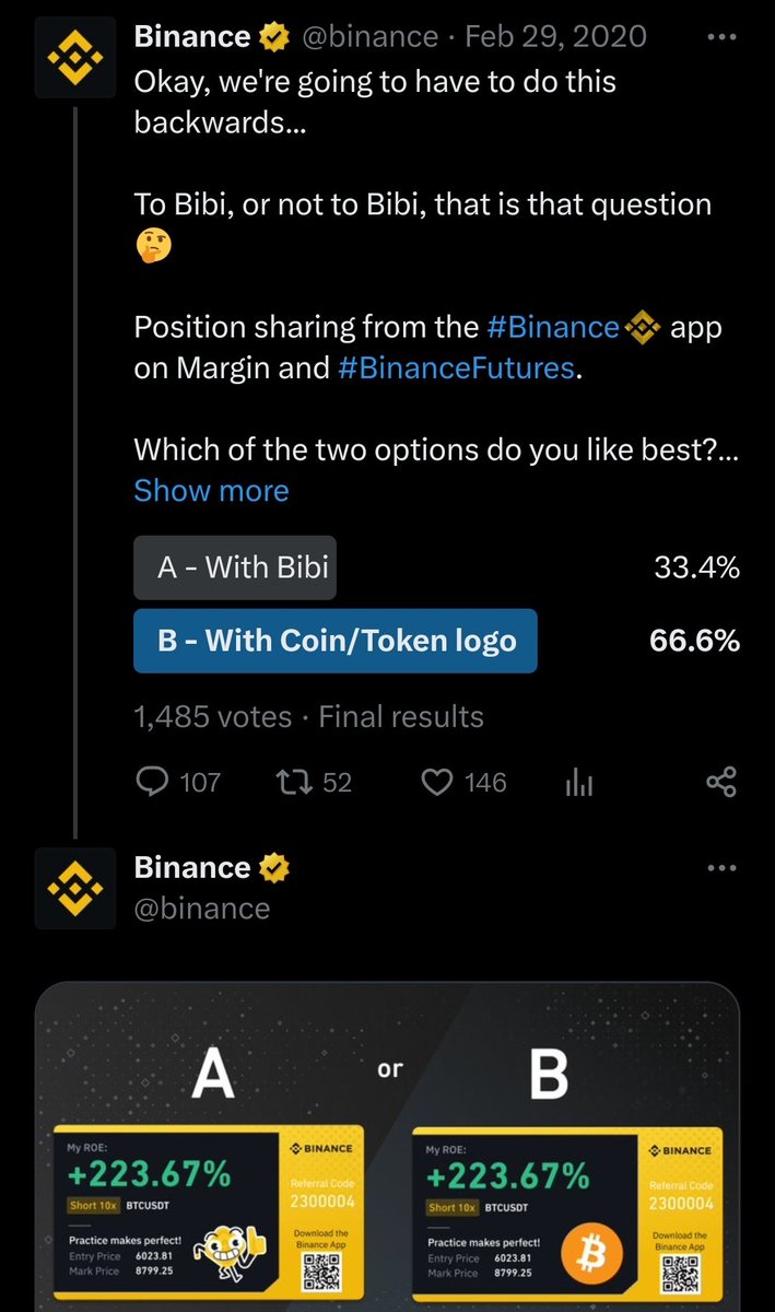 stogolp's tweet photo. cannot see why bibi shouldn't be an 8 fig coin. a mascot/meme created by binance themselves https://t.co/r1kSZX73PR