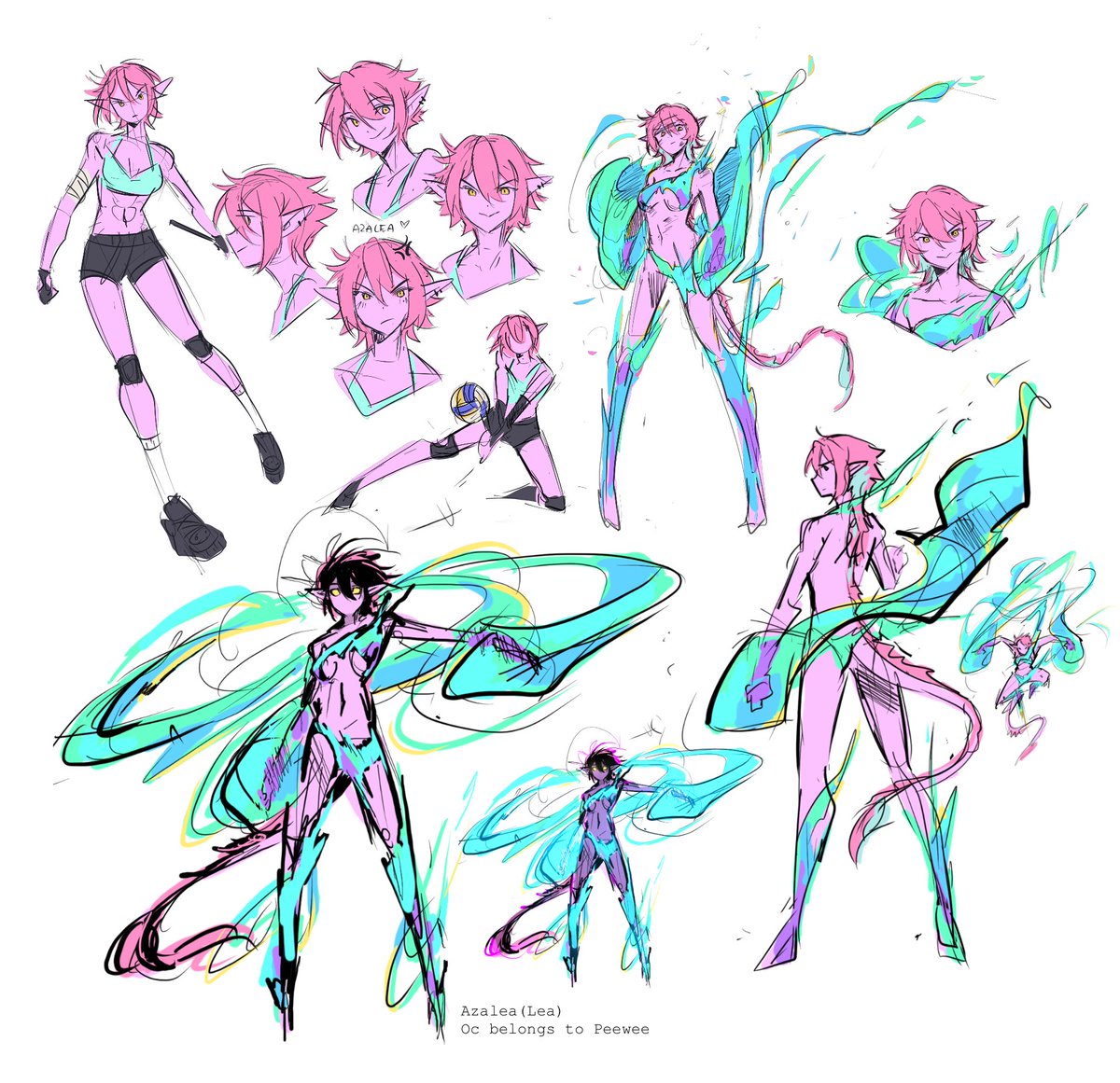 Hab meinem Baby eine Demon-Form gegeben 🙂‍↕️🩷