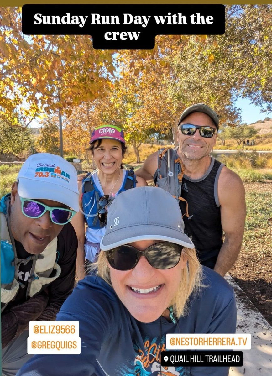 NestorMichelle_'s tweet image. Perfect Sunday for a Run Day! 🍂 Beautiful fall 🍁day for a Sunday run on one of our favorite trails 🏃🏾‍♂️#FallRun #Irvine
#QuailhillTrailhead
#NestorandMichelle