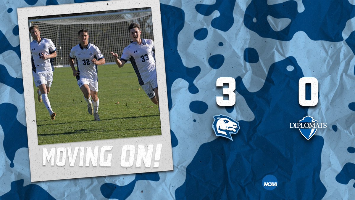 MOVING ON!

Men's Soccer Advances to the Sweet Sixteen with a 3-0 win over Franklin and Marshall behind goals from Matt Scoffone, Elliot Spatz, and Gavin Vanden Berg!

#OneCamel