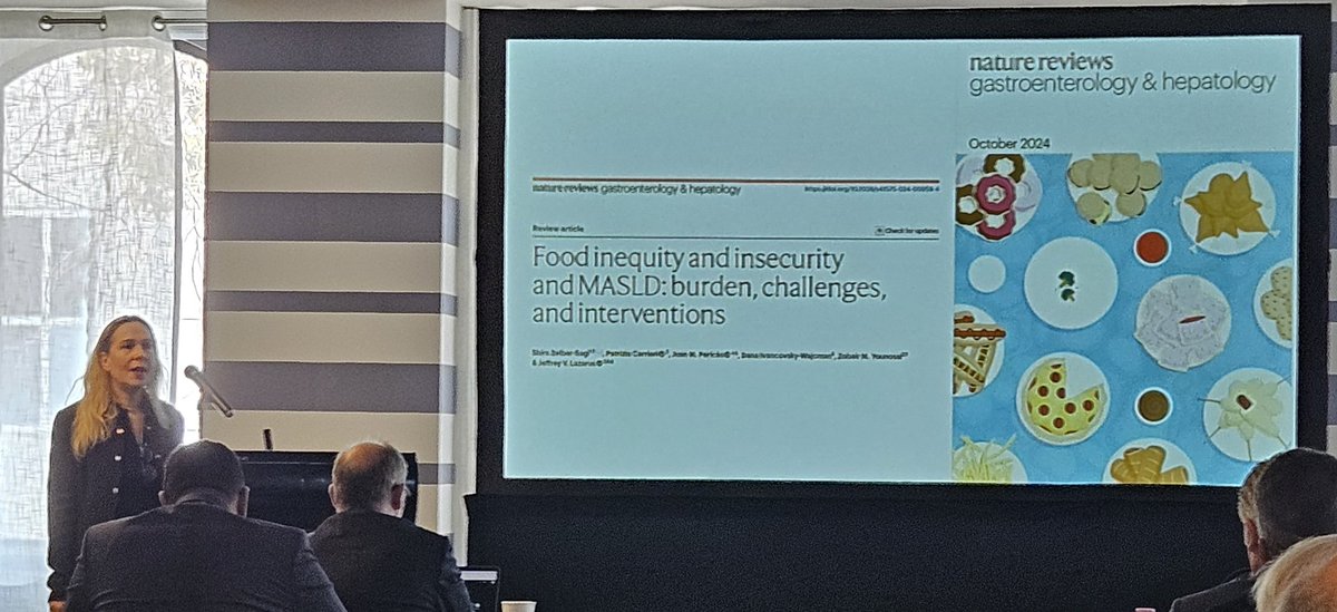 Jeffrey V. Lazarus (@jvlazarus) on Twitter photo Dr <a href="/SagiZelber/">Shira zelber sagi</a> presenting our work
"Food inequity and insecurity and MASLD: burden, challenges, and interventions"
nature.com/articles/s4157… <a href="/NatRevGastroHep/">Nature Reviews Gastroenterology & Hepatology</a> #TLM24 Dr <a href="/SagiZelber/">Shira zelber sagi</a> presenting our work
"Food inequity and insecurity and MASLD: burden, challenges, and interventions"
nature.com/articles/s4157… <a href="/NatRevGastroHep/">Nature Reviews Gastroenterology & Hepatology</a> #TLM24