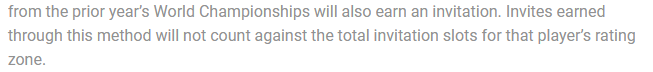 Does this mean there will be 125 people from Europe at worlds. OR will the amount be 130 if 5 people get their invite from getting 1. at regionals, 4. at prior world championship and 4. at IC? 

I don´t know if it is my english (2. language) or isnt it written weird?