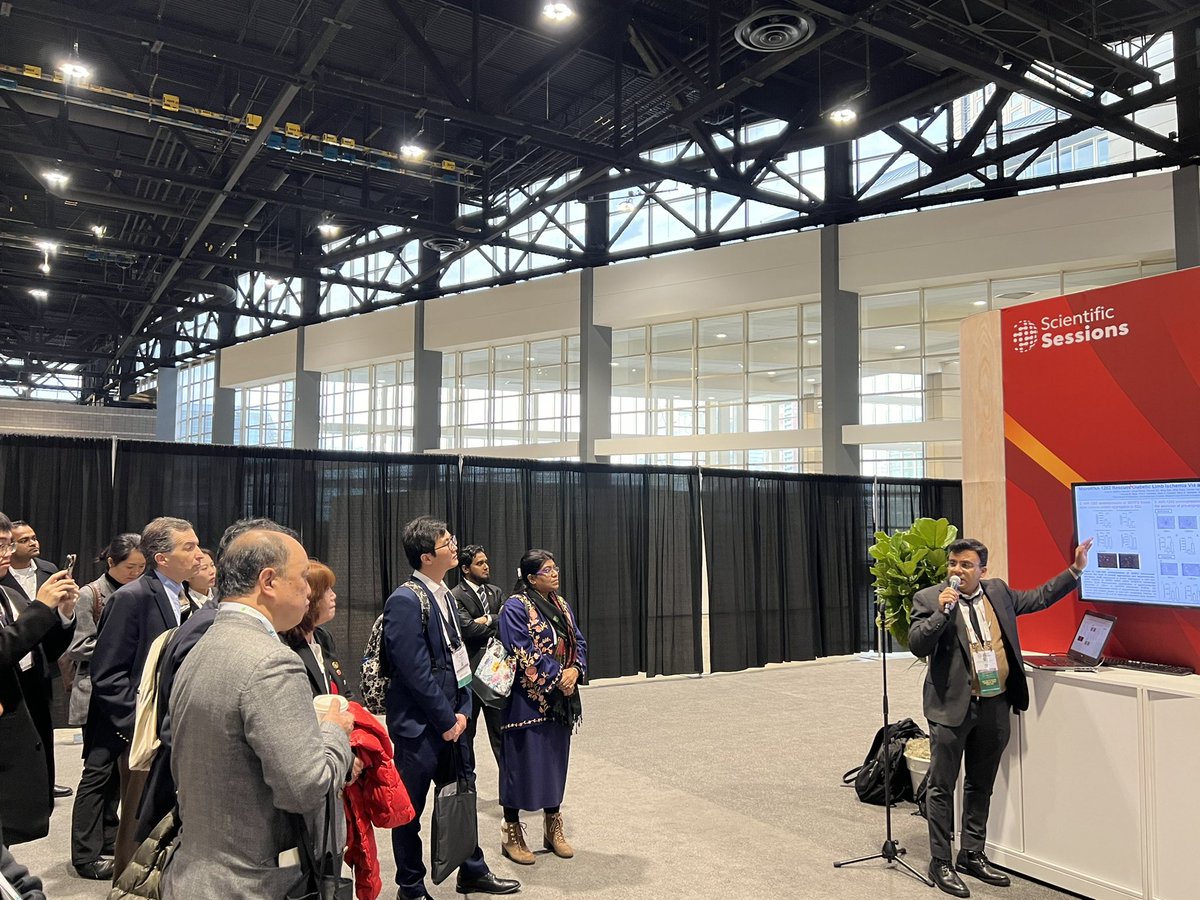Sarvesh Chelvanambi (@srvsh_c) on Twitter photo Incredible presentation by <a href="/MadhurSachan3/">Madhur Sachan, PhD</a> in #AHA24 describing a miRNA that is completely complementary to its target and has implications for angiogenesis in diabetes. His study funded by <a href="/AHAScience/">AHA Science</a> showcases the innovative research done in <a href="/harvardmed/">Harvard Medical School</a> <a href="/BrighamWomens/">Brigham and Women's Hospital</a> <a href="/bwhcvls/">Brigham and Women’s Cardiovascular Life Science</a> Incredible presentation by <a href="/MadhurSachan3/">Madhur Sachan, PhD</a> in #AHA24 describing a miRNA that is completely complementary to its target and has implications for angiogenesis in diabetes. His study funded by <a href="/AHAScience/">AHA Science</a> showcases the innovative research done in <a href="/harvardmed/">Harvard Medical School</a> <a href="/BrighamWomens/">Brigham and Women's Hospital</a> <a href="/bwhcvls/">Brigham and Women’s Cardiovascular Life Science</a>