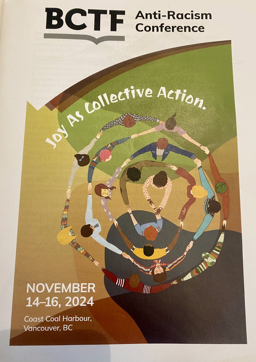 Great few days with my union, the British Columbia Teacher’s Federation. It was an honour to participate in the <a href="/bctf/">BC Teachers’ Federation</a>   1st Anti-Racism Conference: Joy as Collective Action! 
We need representation, accountability, and transformation in our schools, unions, and communities. 💜