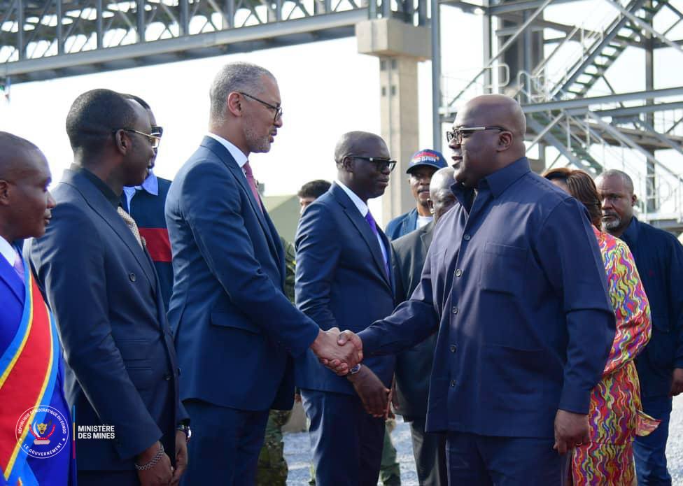 MinMinesRDC's tweet image. #RDC_MINES | 17.11.2024
Aujourd'hui marque un moment historique : après plus de 30 ans de fermeture, les Mines de Kipushi, au cœur du Haut-Katanga, renaissent avec l'inauguration de leur usine modernisée. Ce projet ambitieux, mené par Ivanhoe Mines et la Gécamines #Kico, et