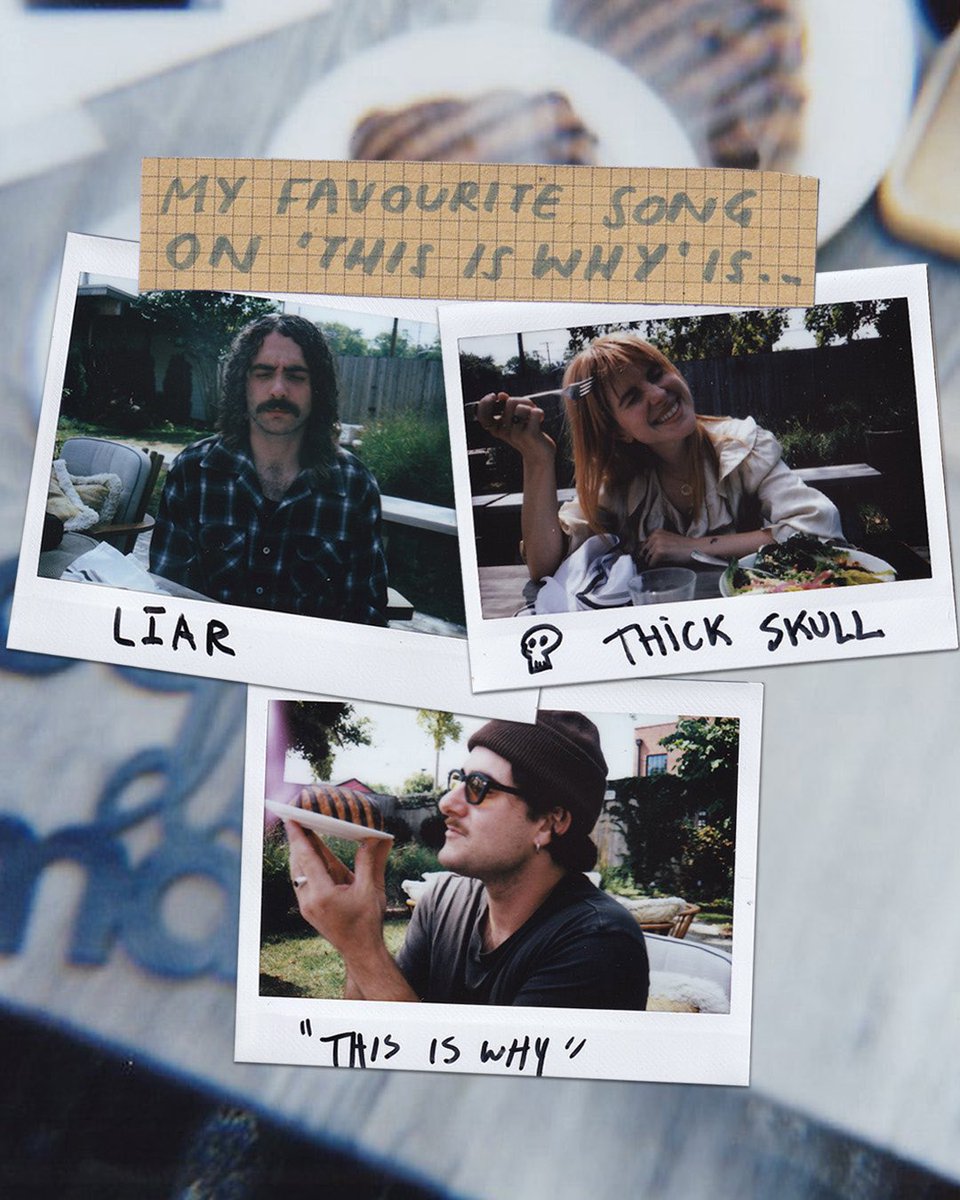 coupdemain's tweet photo. ⏰ happy 1 year of @paramore zine + anniversary of ‘thick skull’ being performed live for the very first time ever ✨ https://t.co/tKYp2bSHlr