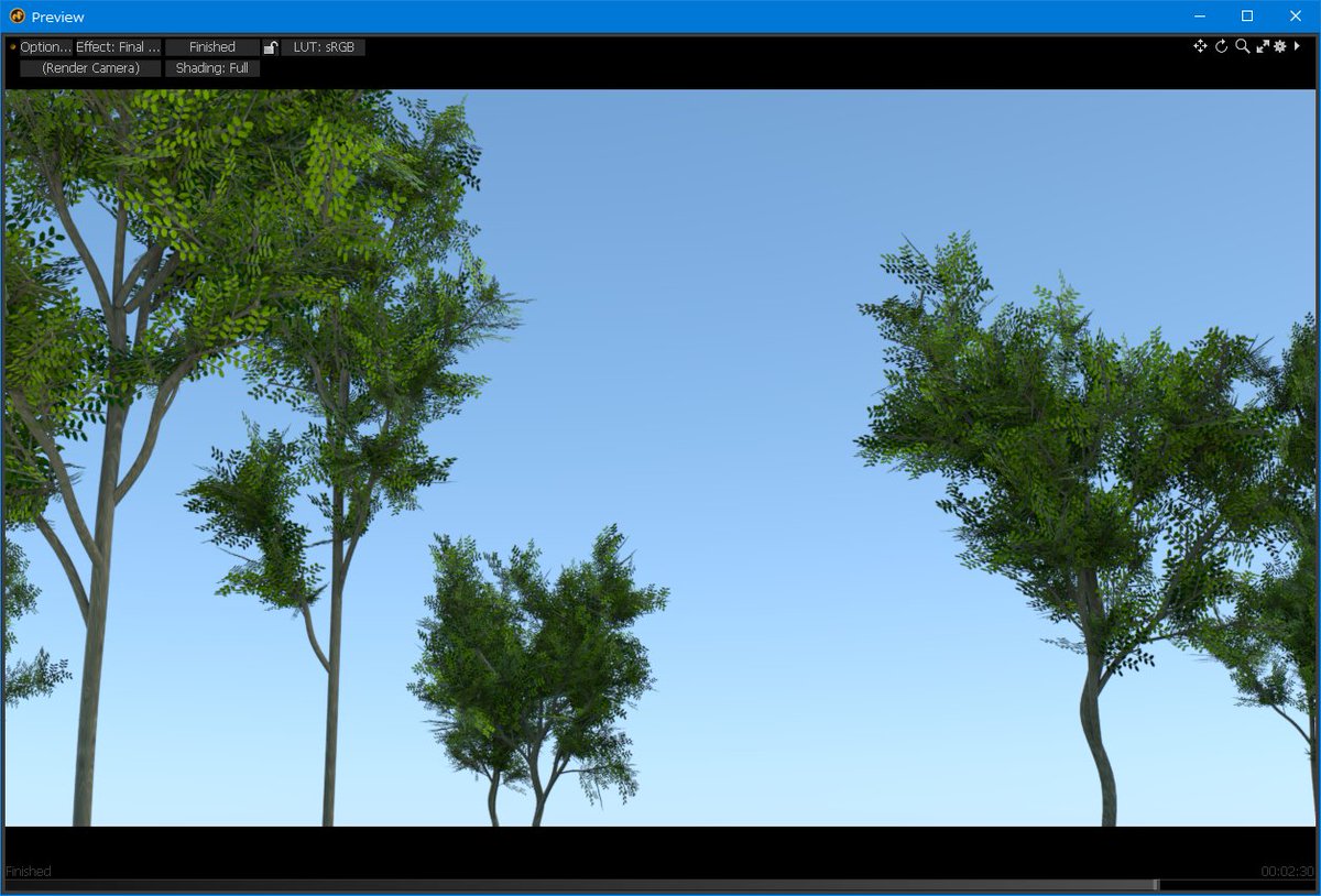 MTIYG's tweet image. 1本1本形状の異なる、ちょっとリアル寄りの木々が自動生成されるようスケマティックを書いてみました。

Modo、オープンソース化しないかな・・・。

#Modo #FoundryModo #MadeWithModo