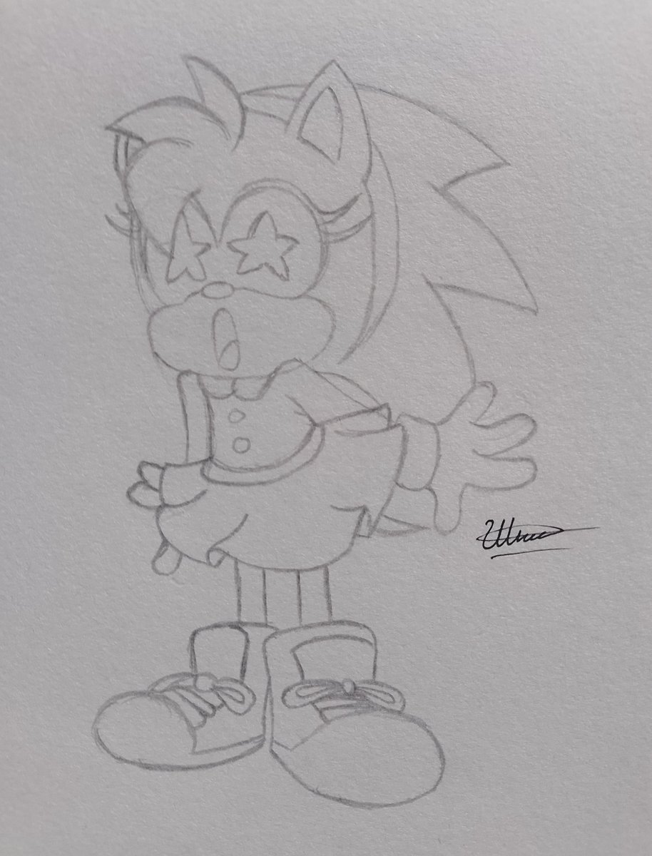UlyssesLMoon's tweet image. Here I leave you the sketch of the classic Amy drawing that I made, I will soon upload the finished and uncolored drawing on my Instagram #Sonic #AmyRose #Sega @sonic_hedgehog @SEGA 
My Instagram: instagram.com/ulyssesramirez0 Follow me there!!!
