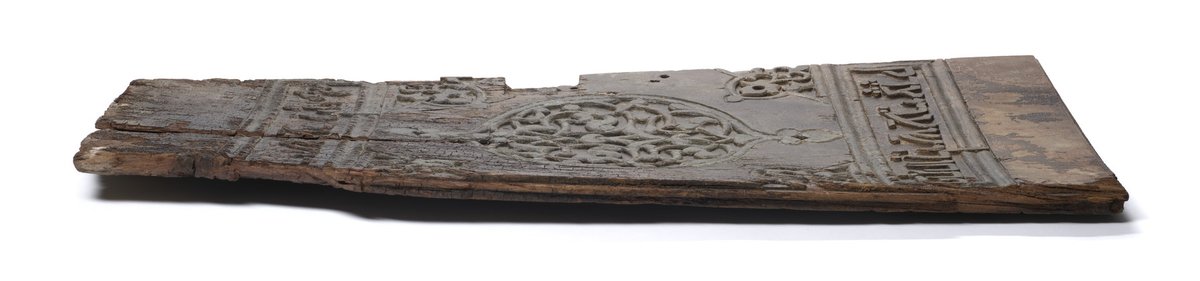 SarahBlick3's tweet image. #Judaica Panel from Torah Ark Door, Ben Ezra Synagogue, Cairo, Egypt, C11 walnut w paint, gilt. Inscription: "Open to me the gates of righteousness, that I may enter through them &amp;amp; give thanks to the Lord" (Psalm 118:19)."
art.thewalters.org/detail/18422/p…