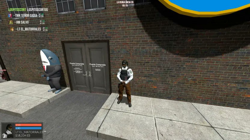 AfterDaysOFF's tweet image. Nada como un tiburon como seguridad de tu negocio

#Garrysmod #DarkRP #Gmod