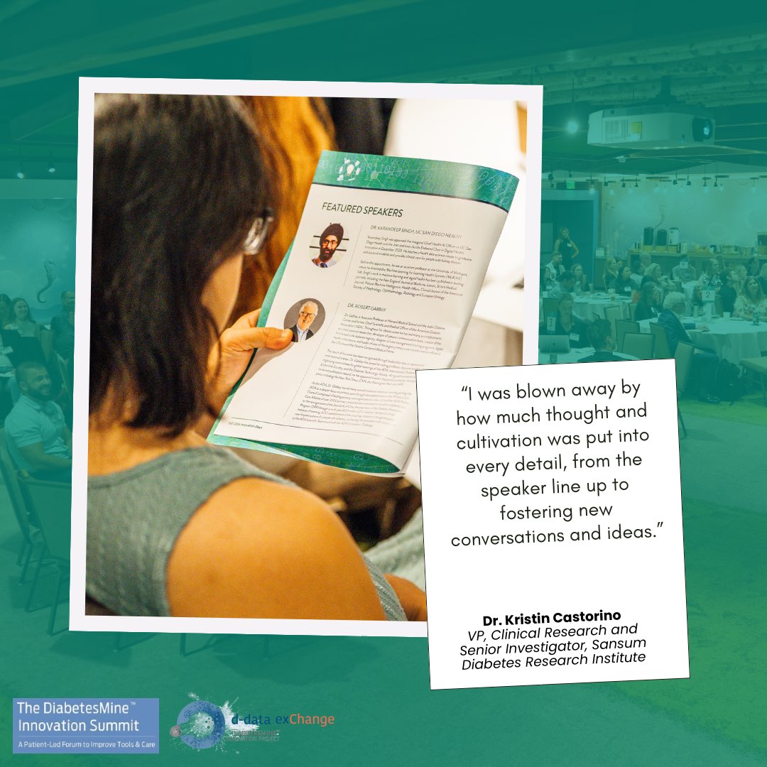 DData_Diabetes's tweet image. Thank you once again to everyone who joined us for the Fall 2024 #DiabetesMine #Innovation Days in San Diego! Here’s what some of our wonderful attendees had to say…

#DData2024 
#DData 
#T1D 
#T2D 
#WeAreNotWaiting 
#medtech 
#diabetes