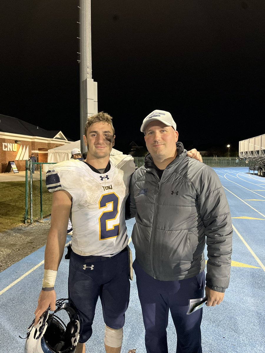 Dan Czepiga (@danczepiga) on Twitter photo Not the outcome we wanted for the last game. However, proud of this guy for grinding all year. Hit the 1,000 yard mark and had 13 rushing TDs. Future is bright at <a href="/TCNJfootball/">TCNJ Football</a> Not the outcome we wanted for the last game. However, proud of this guy for grinding all year. Hit the 1,000 yard mark and had 13 rushing TDs. Future is bright at <a href="/TCNJfootball/">TCNJ Football</a>
