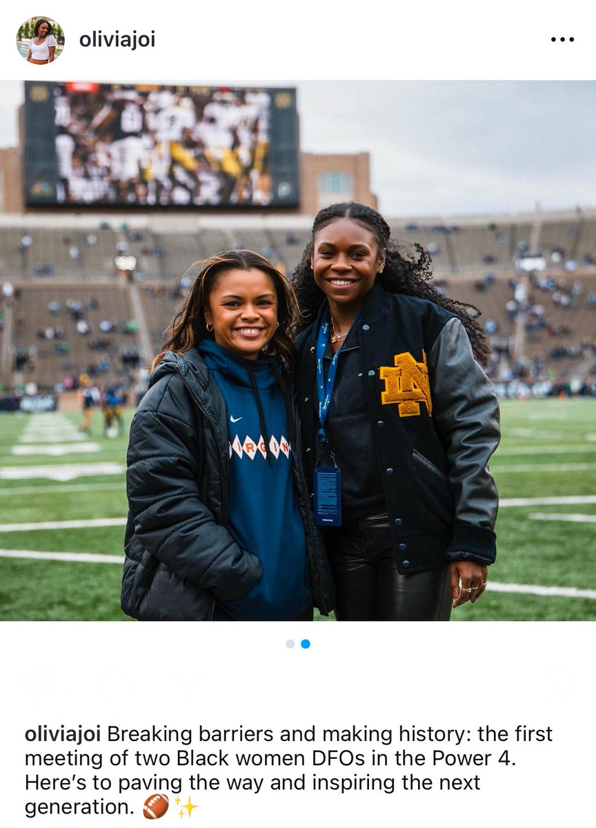 History made at yesterday’s <a href="/NDFootball/">Notre Dame Football</a> game 🙌🏼