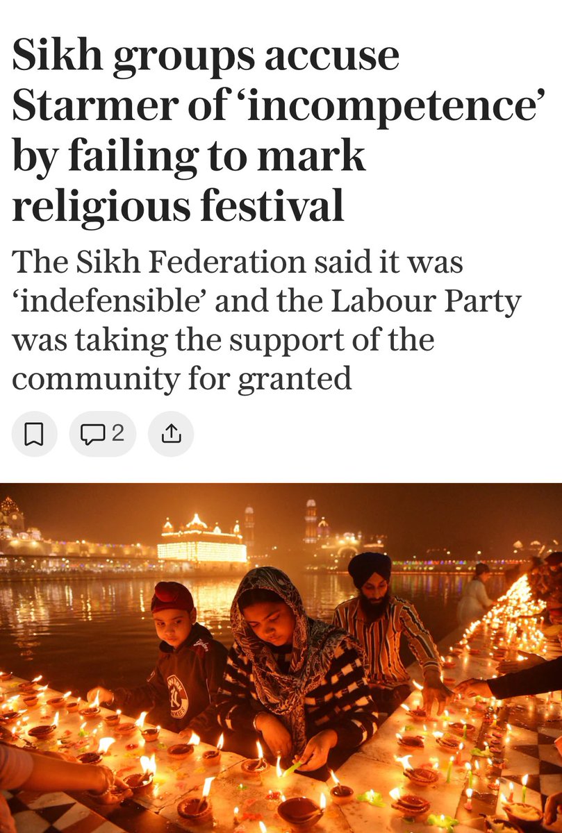 Sikh groups accuse Starmer of ‘incompetence’ by failing to mark religious festival

The Sikh Federation said it was ‘indefensible’ and the Labour Party was taking the support of the community for granted

More than 300 Sikh groups have written to Sir Keir Starmer to express their