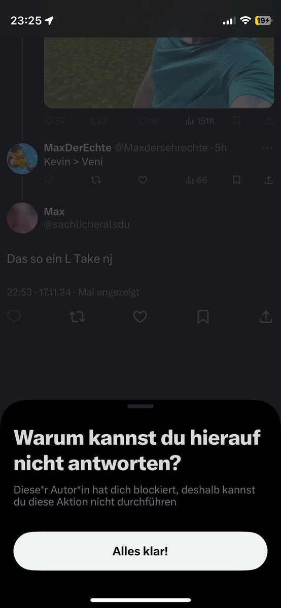 At this point: Leck meine eier. Veni will nicht das ich dir antworte <a href="/sachlicheralsdu/">Max</a>