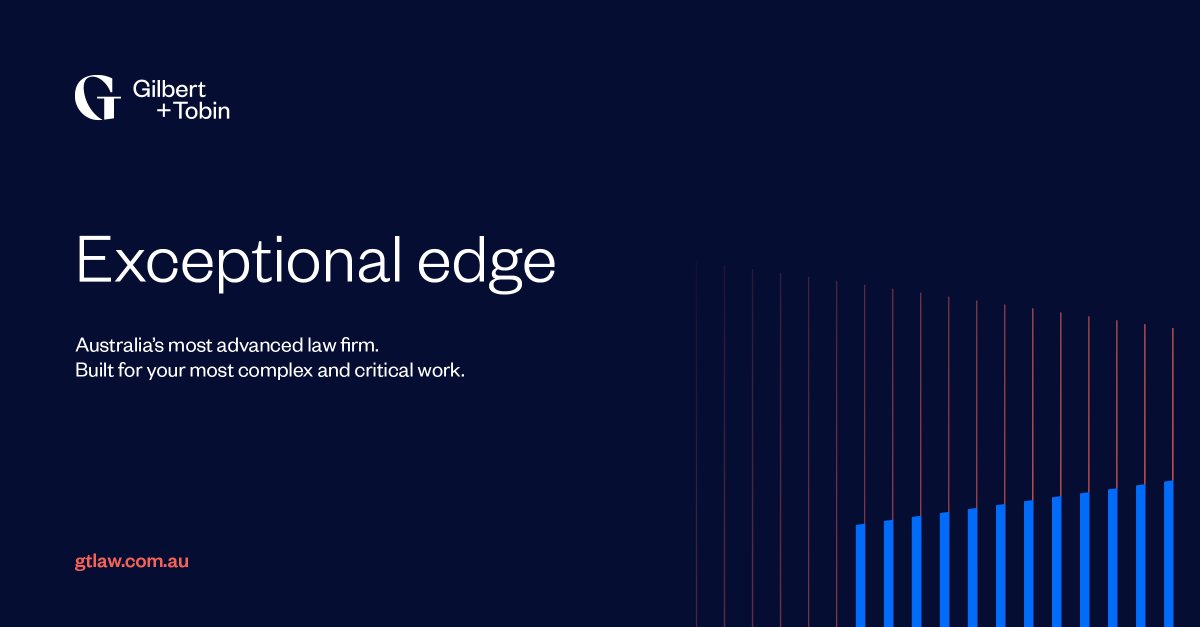 We’re proud to launch our refreshed brand and updated website today. This marks an exciting step forward as we continue to help our clients navigate their most complex and critical work with an exceptional edge. Explore our new look and feel here: gtlaw.com.au.