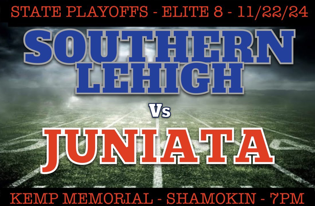 Next up? The Spartans from Southern Lehigh. Where? Back to Coal Country.
Friday night, 7pm, Kemp Memorial in Shamokin. See you there! 
#Elite8 #BigRed #StayHungry