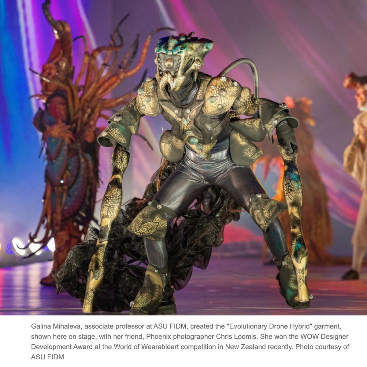 School of Arts, Media and Engineering (AME) (@asu_artsmedia) on Twitter photo ASU FIDM professor wins international award for fantastical, sustainable creation.
Galina Mihaleva combines technology with traditional handcrafting.
<a href="/ASUHIDA/">Herberger Institute</a>
#Fashion #ArizonaStateUniversity #FIDM
news.asu.edu/20241105-arts-⦠ASU FIDM professor wins international award for fantastical, sustainable creation.
Galina Mihaleva combines technology with traditional handcrafting.
<a href="/ASUHIDA/">Herberger Institute</a>
#Fashion #ArizonaStateUniversity #FIDM
news.asu.edu/20241105-arts-ā¦