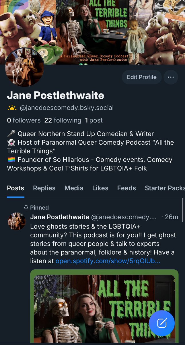 I’m now over here - bsky.app/profile/janedo… 👻🏳️‍🌈🎤