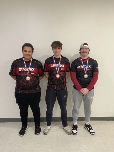 Carolina Collegiate Clash (@c3esportsleague) on Twitter photo Shoutout to our 3rd place finishers!
<a href="/gamecockesports/">Gamecock Esports</a> had an absolutely amazing season- Cats, Aug & SJT are such talented players and we love having them in the league! Shoutout to our 3rd place finishers!
<a href="/gamecockesports/">Gamecock Esports</a> had an absolutely amazing season- Cats, Aug & SJT are such talented players and we love having them in the league!