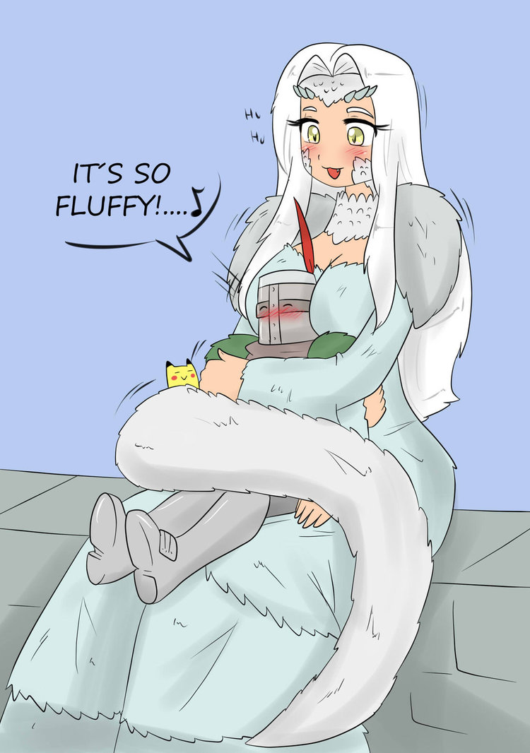 The crossbreed giving hugs out to everyone