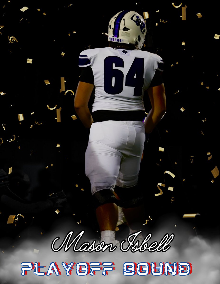 Congratulations <a href="/MasonIsbell99/">Mason “BULL” Isbell</a> for leading your team to the playoffs. You’ve been na great leader all year. Goodluck!