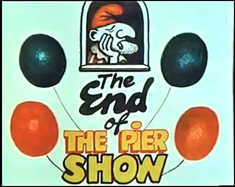 The End of the Pier Show series began today in 1974 on BBC 2. The show celebrates the golden age of British seaside piers with a cast that included Peter Sellers, Madeleine Smith, John Wells and Carl Davis.

The show ran for just 6 episodes.