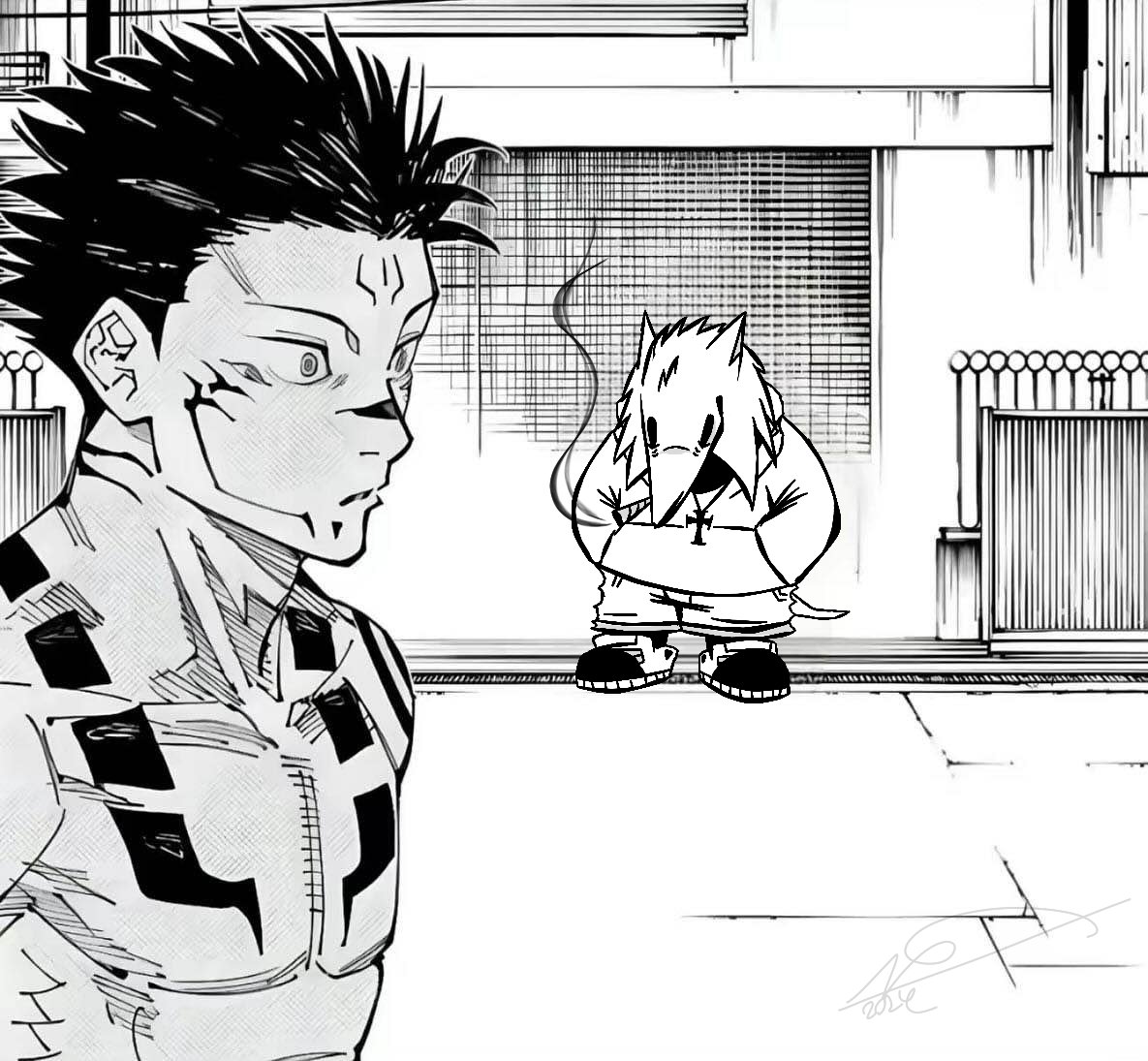 NickSliccc's tweet image. &quot;The Strongest... huh?&quot; #sonicoc #originacharacterart #shitpost