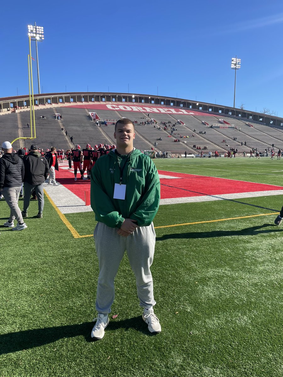 Had a great time up at <a href="/BigRed_Football/">Cornell Football</a> yesterday and seeing the campus! Thank you for the invite <a href="/Coach_Hatcher20/">Mike Hatcher</a>. <a href="/DanSwanstrom/">Dan Swanstrom</a> <a href="/Sean_Reeder/">Sean Reeder</a> <a href="/SFLionsFB/">South Fayette Football</a>