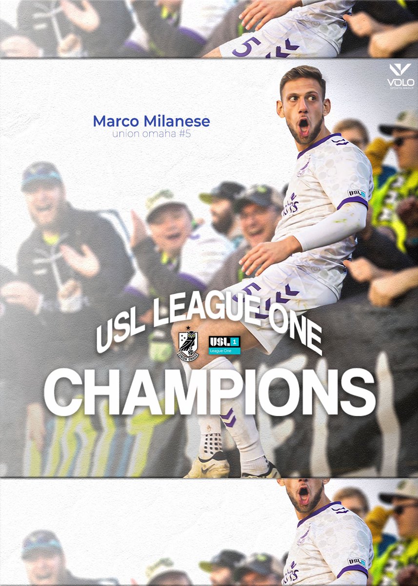 𝟐𝟎𝟐𝟒 𝐔𝐒𝐋 𝐋𝐞𝐚𝐠𝐮𝐞 𝐎𝐧𝐞 𝐂𝐡𝐚𝐦𝐩𝐢𝐨𝐧𝐬 🏆

Congratulations to Marco Milanese and Union Omaha, USL League One Champions!