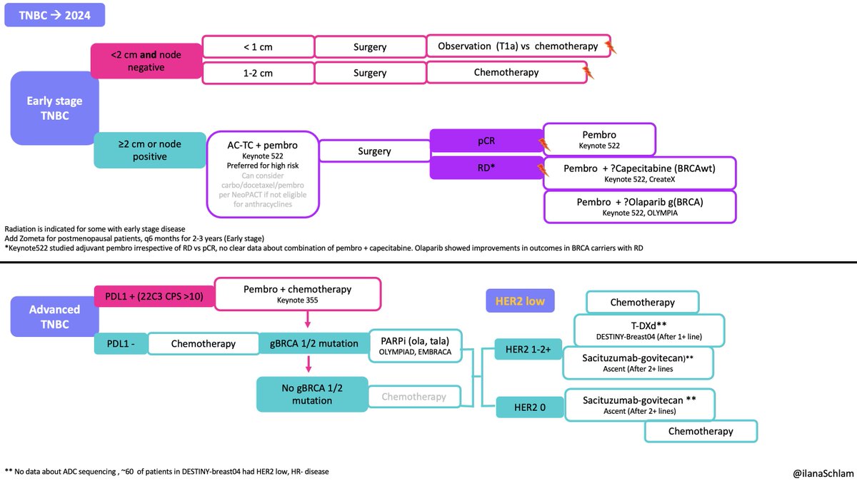 Ilana Schlam (@ilanaschlam) on Twitter photo Updated treatment algorithms for breast cancer now include adjuvant ribociclib and inavolisib, along with trial names. Thrilled to see we're truly running out of space in HR+ disease—progress is here, with much more to come for all breast cancer subtypes
#bcsm <a href="/DFCI_BreastOnc/">Dana-Farber’s Breast Oncology Center</a> Updated treatment algorithms for breast cancer now include adjuvant ribociclib and inavolisib, along with trial names. Thrilled to see we're truly running out of space in HR+ disease—progress is here, with much more to come for all breast cancer subtypes
#bcsm <a href="/DFCI_BreastOnc/">Dana-Farber’s Breast Oncology Center</a>