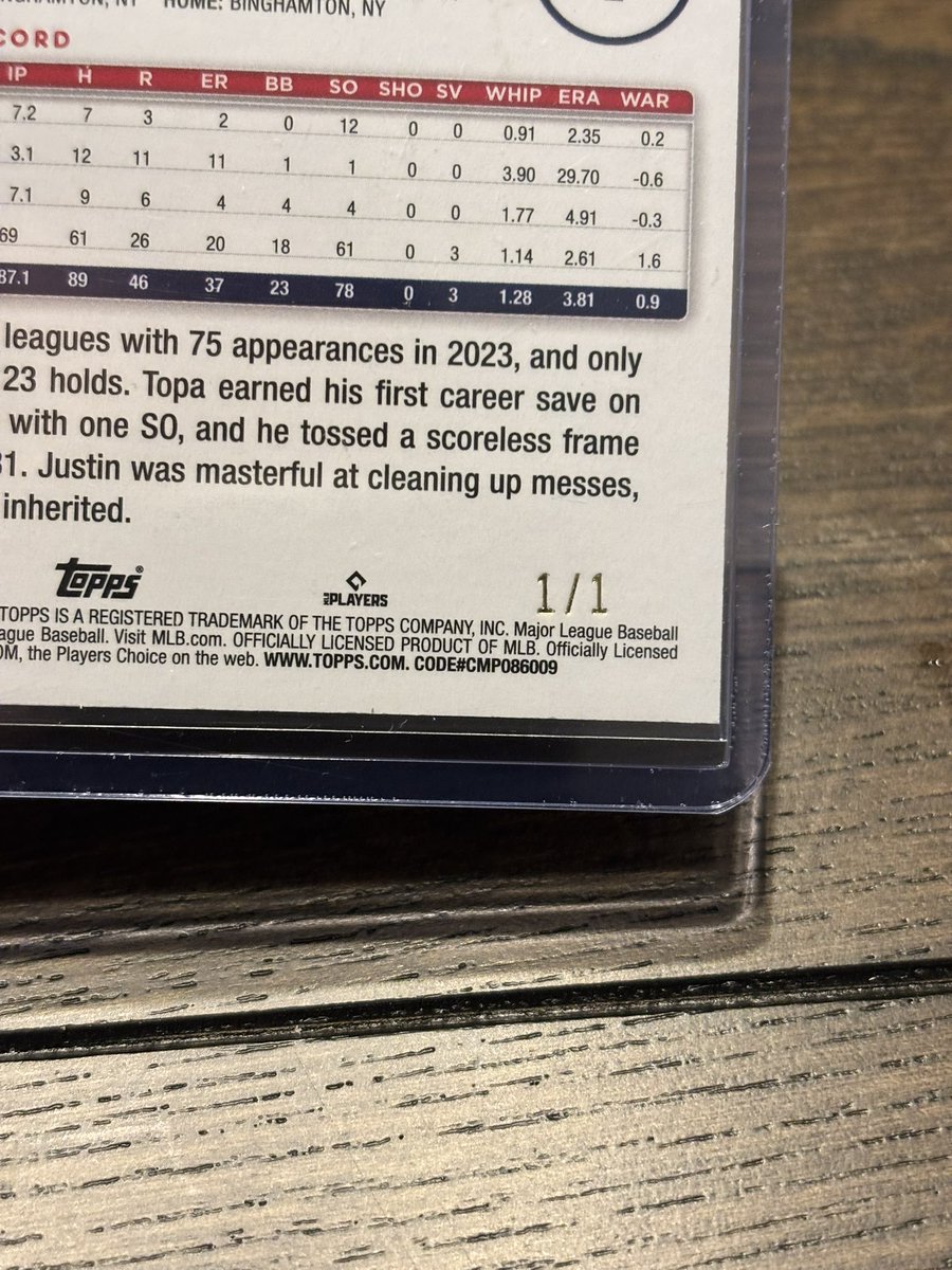 Can’t thank <a href="/Time2Rip/">Time 2 Rip ⚾️</a> for his generosity and willingness to part with this card!!Awesome addition to the collection and the rainbow chase!! <a href="/Topps/">Topps</a>