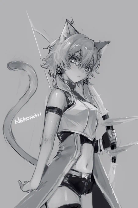 ケットシーのシノン(※再掲) #sao 