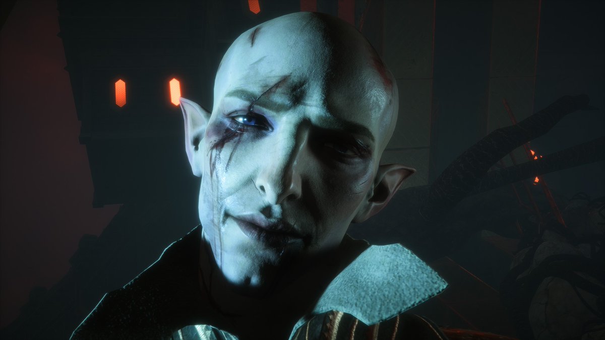 #veilguardspoilers 
This is what Inky was seeing before and after the kiss btw

This sad ass man just wanted to be loved so badly