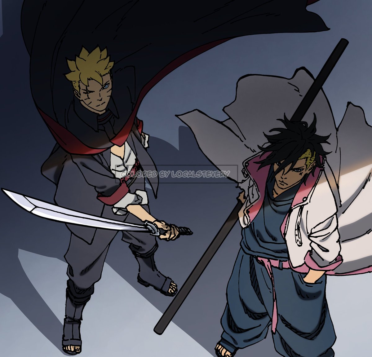 RalfMiller_'s tweet photo. colored boruto and kawaki by @/cekibeing
#borutotbv #BorutoTwoBlueVortexCh6 #BorutoTwoBlueVortex https://t.co/X5adQE3bDT