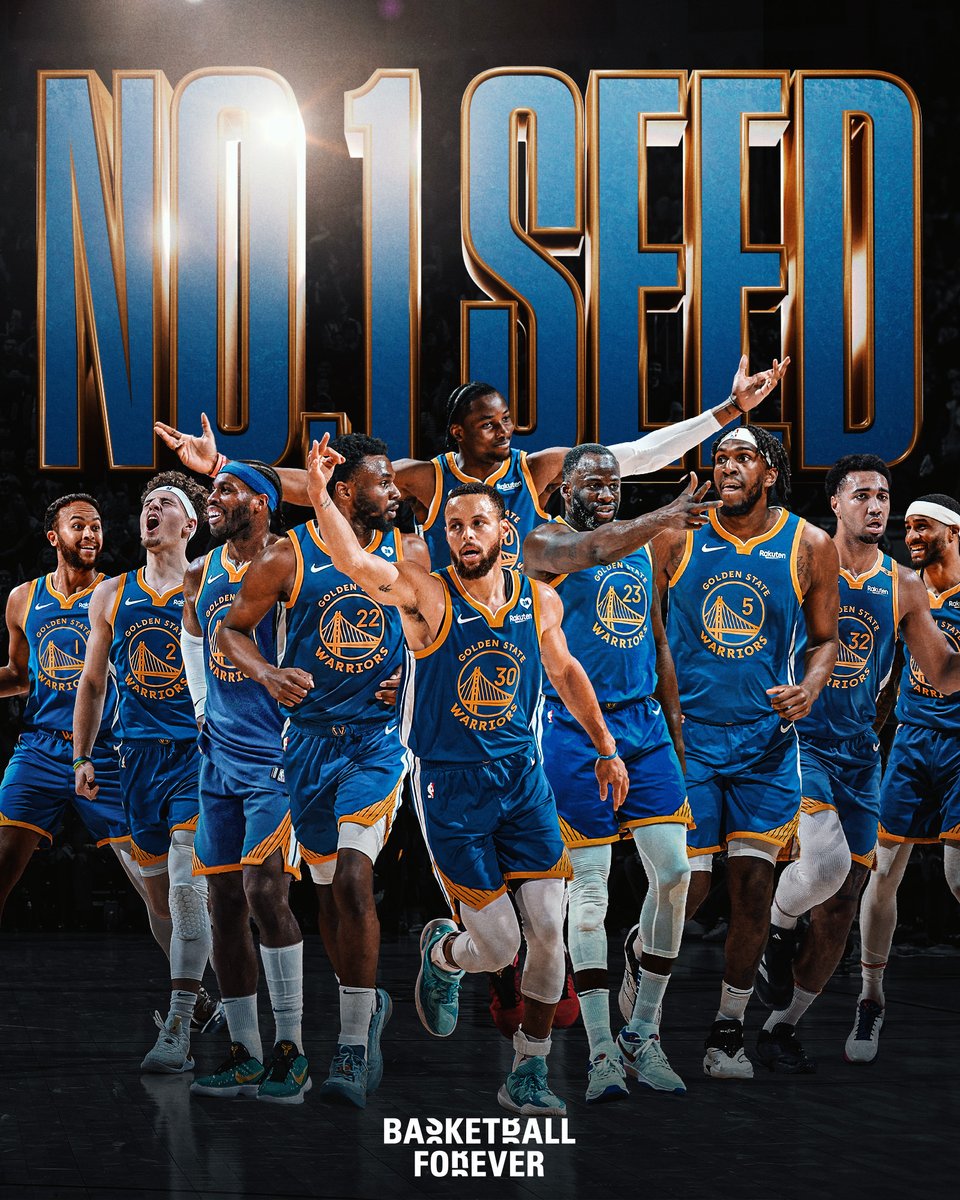 The Golden State Warriors are now the No.1 seed in the West 👀