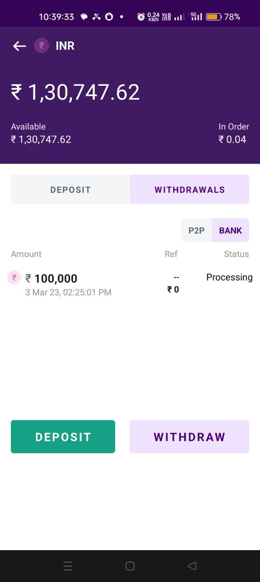 official_jeet's tweet photo. @bitbns I had been your user since day one, I liked how seemless deposit and withdrawal work in your exchange but last year I requested for 1 lakh on 23rd March 2023, and it has not been processed yet. and when I mailed you in June 2023 you people said you will process it in Oct. https://t.co/vRNZx2yNpA
