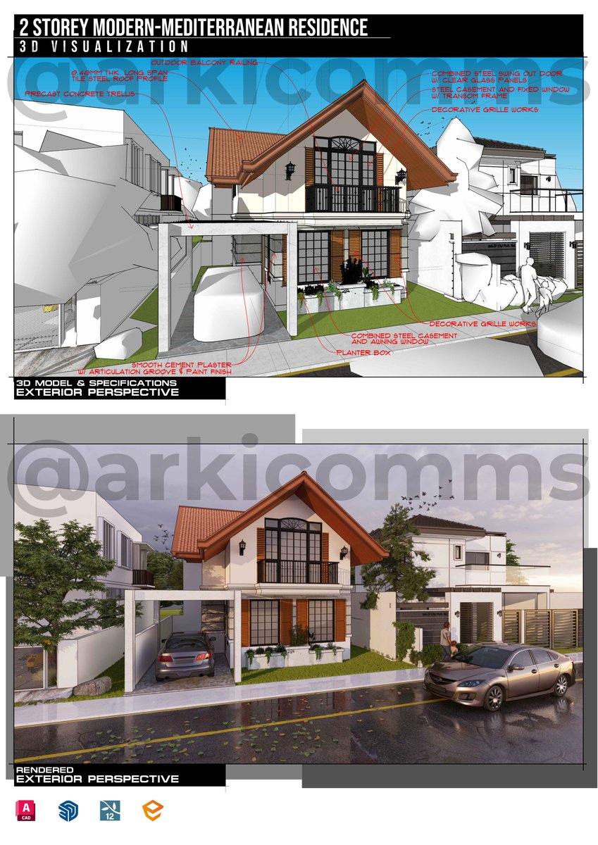 Open for Drafting Commissions

2D:
-Architectural
-Structural
-Plumbing
-Electrical

3D:
-perspective

t. architecture, arki commissioner, floor plan, autocad, plans, architectural, structural, plumbing, electrical, mechanical, 3D model, sketchup, rendering, enscape, lumion