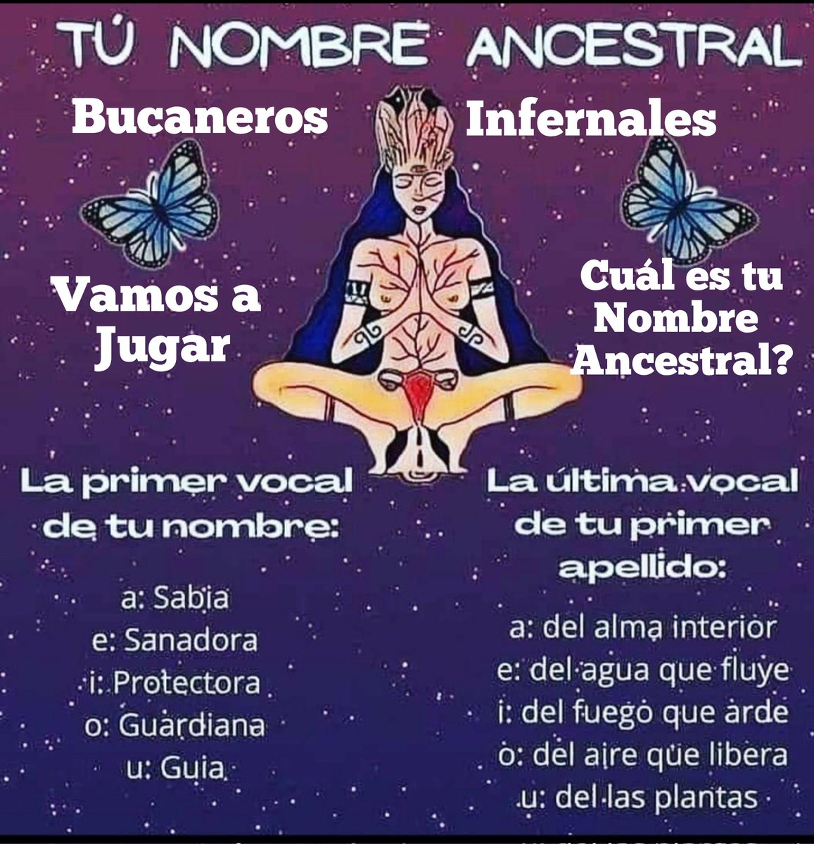 GenvieveMx's tweet photo. @diablita251098 @torresgustavot1 @AdrinChavarraE1 @eluri80 @Gomez7105 @guwevara @yoli_gotitaymar @carher0663 @LoboSolitarioL5 @Corsarionegro5 #DomingoDeGanarSeguidores
#SiguemeYTeSigo 
#Vamosadivertirnos 
Gracias Bichita! 
Cuál es tú nombre ancestral ?
@ a tus amigos  y diviértete 
Yo: Sanadora del fuego que arde" y ustedes?
@adelaguarn90385 
@AngeliqueMGR 
@ChiquitaCastr16 
@Iortiz1128 
@UmiKaori https://t.co/73rdXYZplj