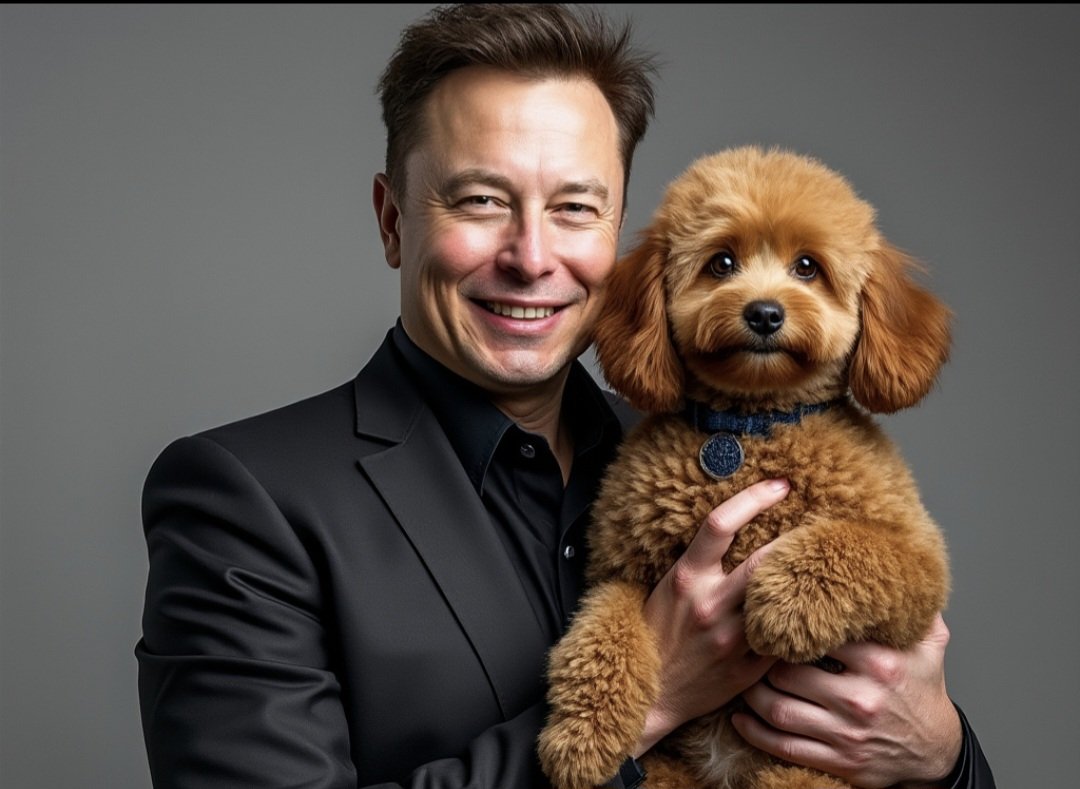 PiINU_Kor's tweet photo. BinanceManager: "Now... shall we see who will be the next Binance mascot?" 

Elon Musk:" Here I bring himlol " https://t.co/PgkPsz1Iq2
