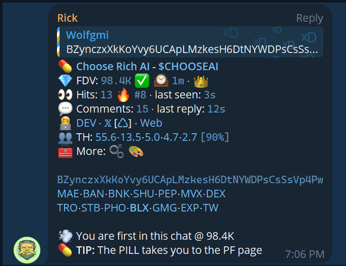Logged on and fed the chat. 

t.me/gmicallcenter